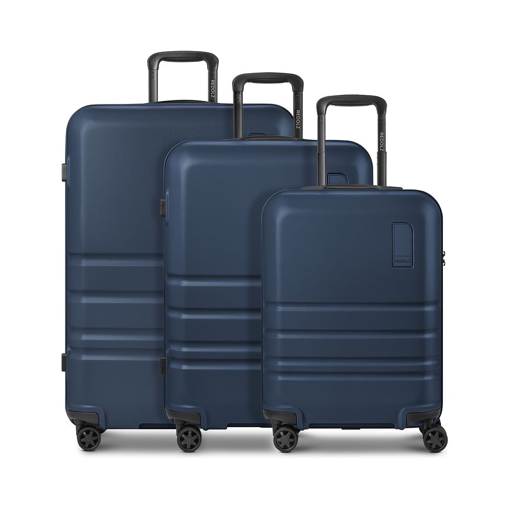 Redolz Pro ABS 4 ruote Set di valigie 3 pezzi espandibile Redolz Pro ABS 4 ruote Set di valigie 3 pezzi espandibile