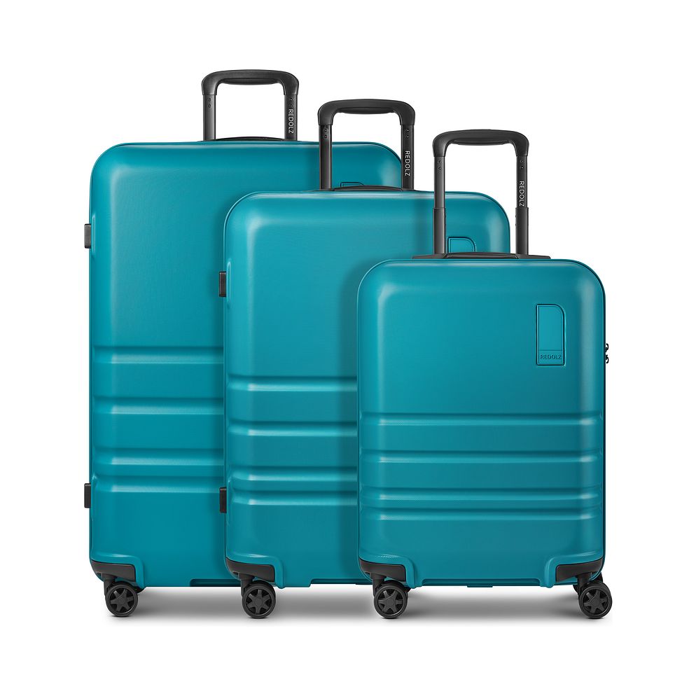 Redolz Pro ABS 4 ruote Set di valigie 3 pezzi espandibile Redolz Pro ABS 4 ruote Set di valigie 3 pezzi espandibile
