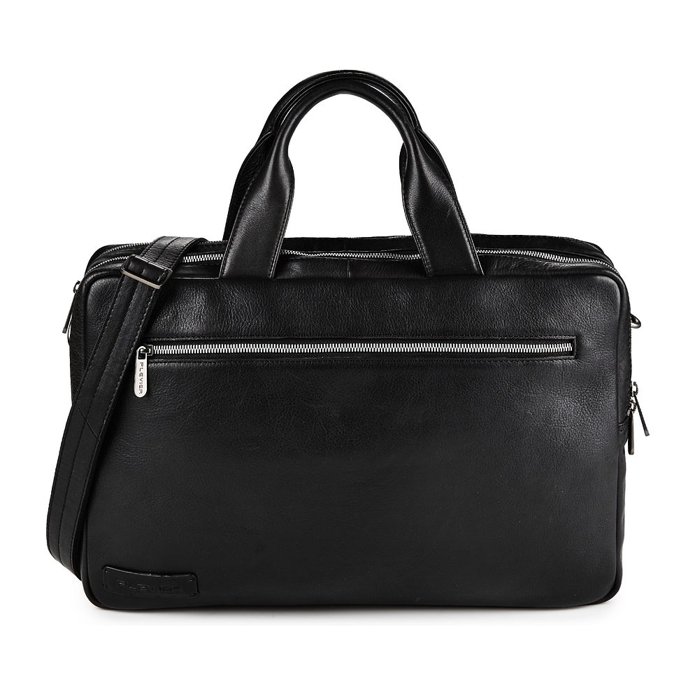 Plevier Jimmy Valigetta Vera Pelle 31 cm Vano porta PC Plevier Jimmy Valigetta Vera Pelle 31 cm Vano porta PC