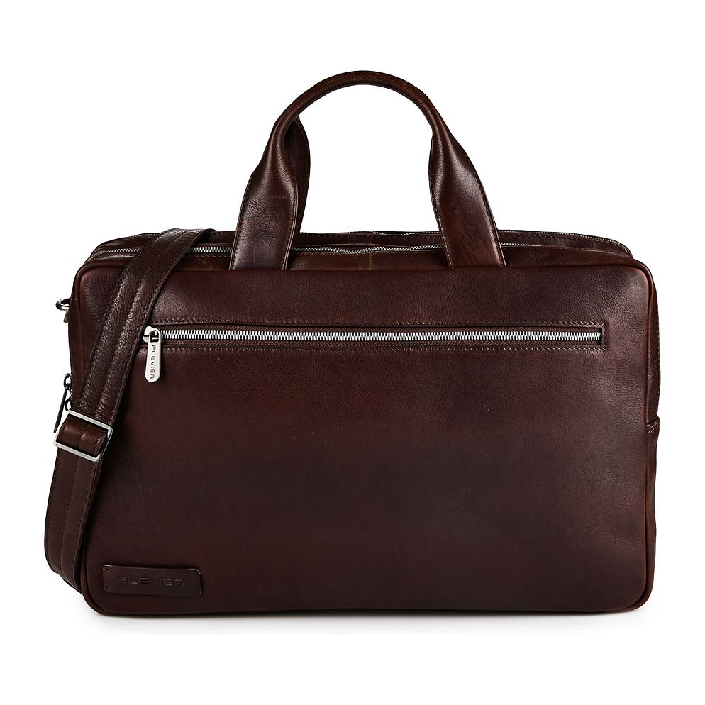 Plevier Jimmy Valigetta Vera Pelle 31 cm Vano porta PC Plevier Jimmy Valigetta Vera Pelle 31 cm Vano porta PC