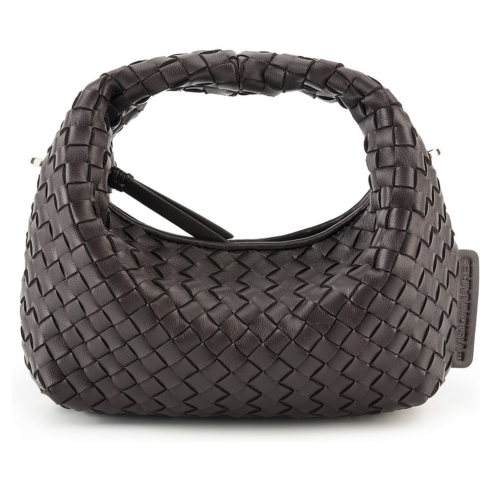 LES VISIONNAIRES Greta Micro weave Borsetta Vera Pelle 20 cm LES VISIONNAIRES Greta Micro weave Borsetta Vera Pelle 20 cm