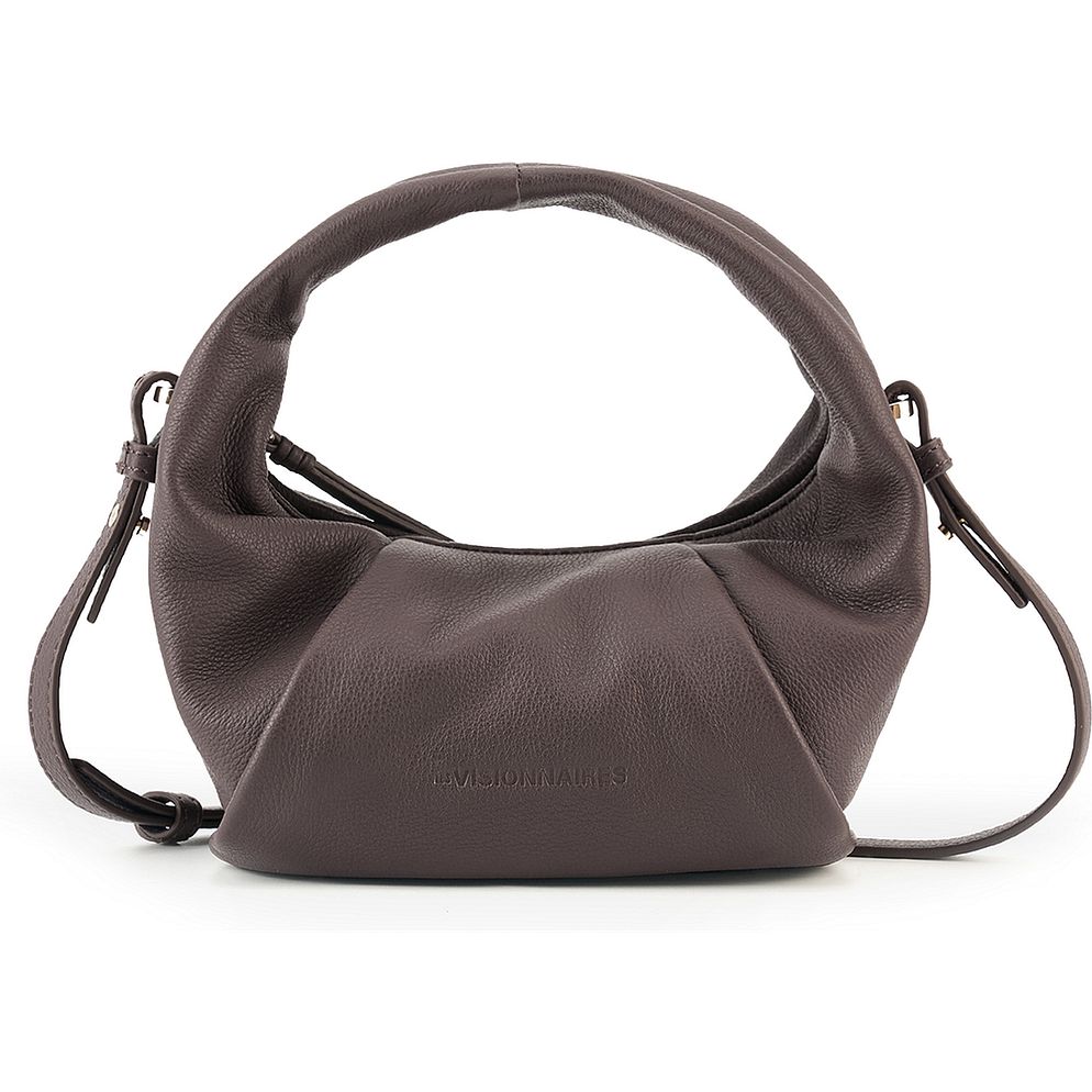 LES VISIONNAIRES Greta Borsa a spalla Vera Pelle 23 cm LES VISIONNAIRES Greta Borsa a spalla Vera Pelle 23 cm