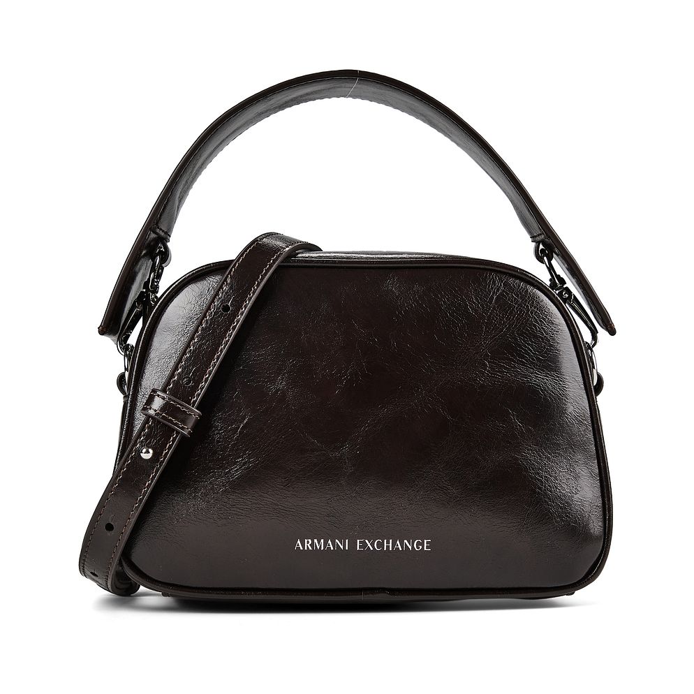 Armani Exchange Keira Borsa a spalla Vera Pelle 18 cm Armani Exchange Keira Borsa a spalla Vera Pelle 18 cm