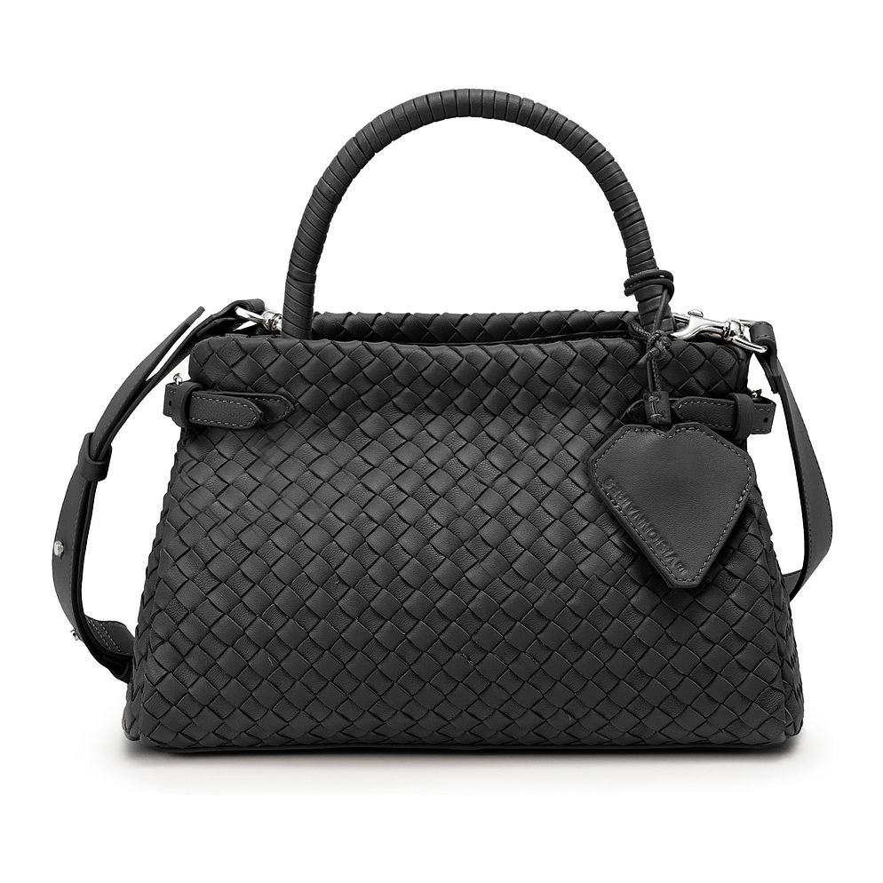 LES VISIONNAIRES Issac Weave Borsetta Vera Pelle 31 cm LES VISIONNAIRES Issac Weave Borsetta Vera Pelle 31 cm