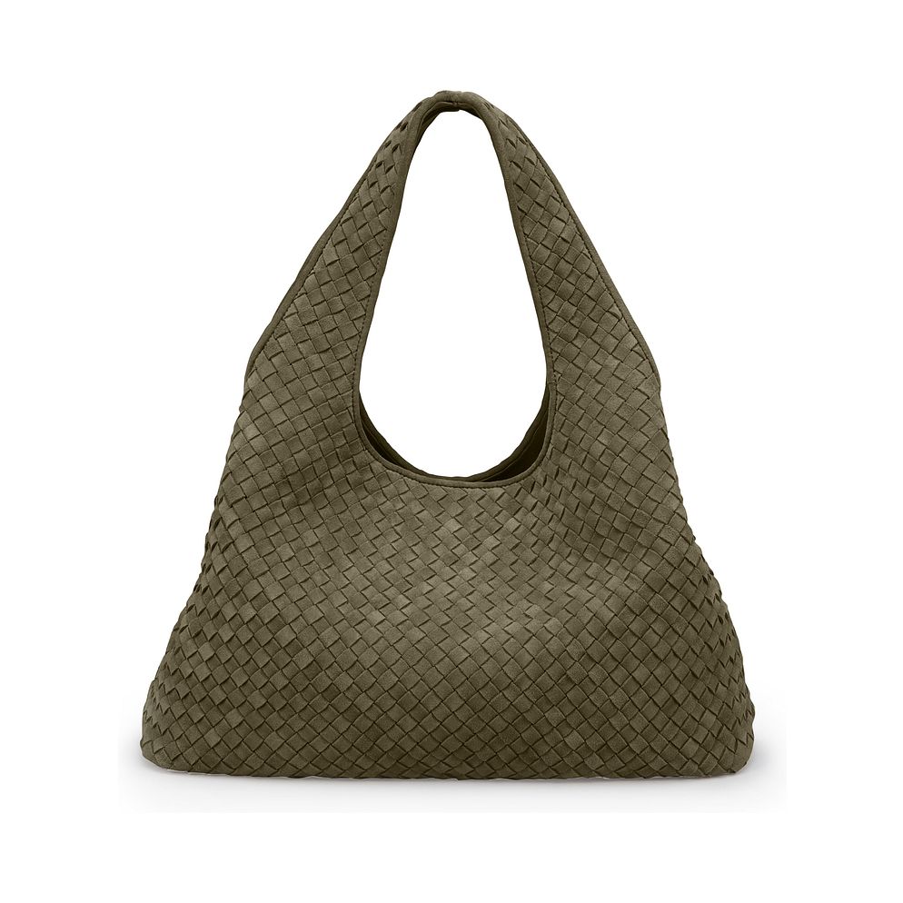 LES VISIONNAIRES Paz Weave Borsa a spalla Vera Pelle 44 cm LES VISIONNAIRES Paz Weave Borsa a spalla Vera Pelle 44 cm