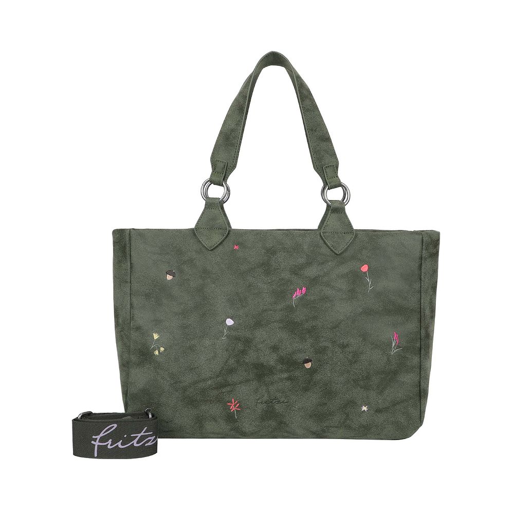 Fritzi aus Preußen Izzy Vintage Limited Embro Bloom Borsa a spalla 42 cm Fritzi aus Preußen Izzy Vintage Limited Embro Bloom Borsa a spalla 42 cm