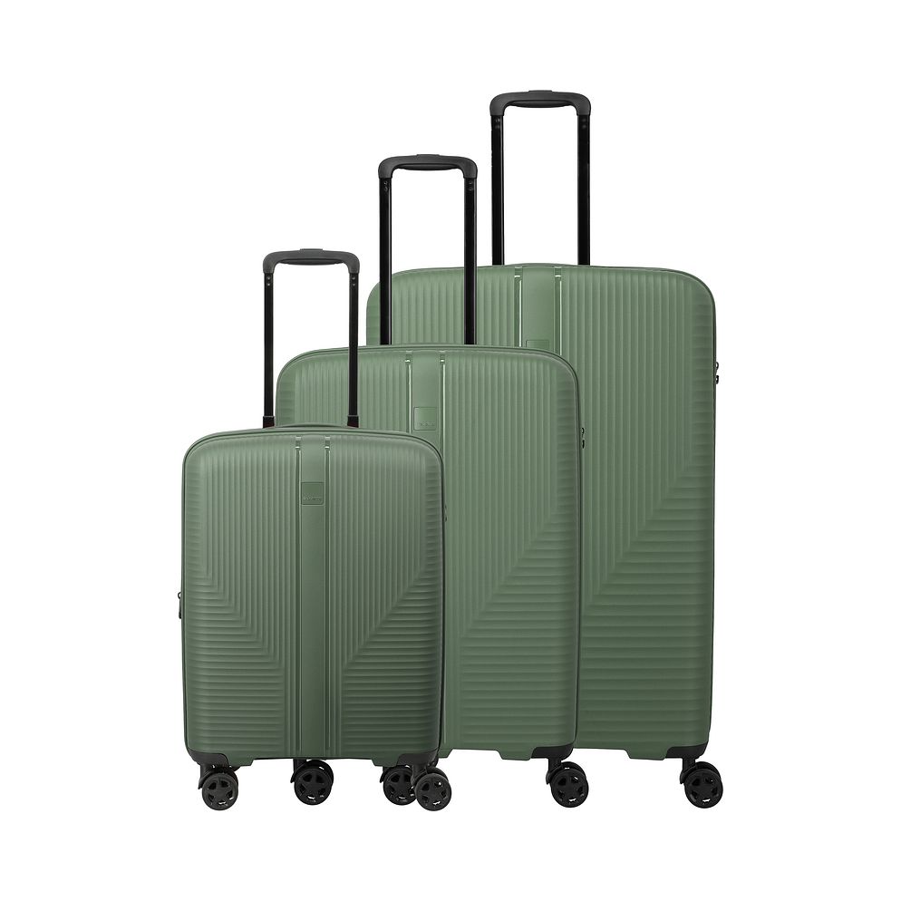 Travelite Air Stripe 4-hjulet Kuffertsæt 3-delt med ekspansion
