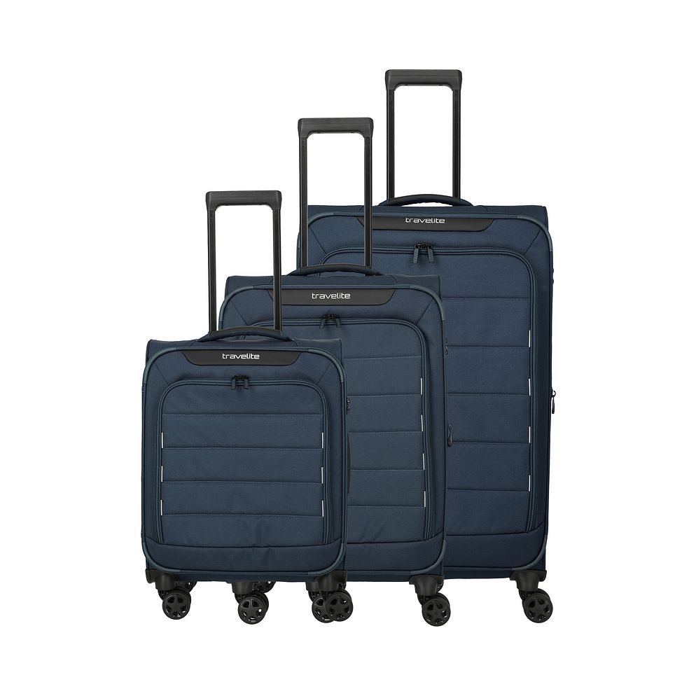 Travelite Skaii 4-hjulig Resväskset 3-delad med expansionsveck Travelite Skaii 4-hjulig Resväskset 3-delad med expansionsveck