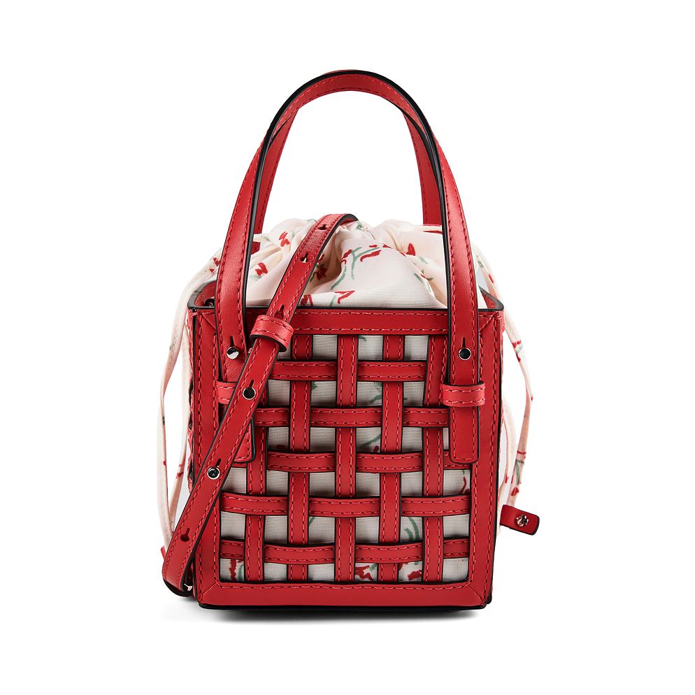 Kate Spade New York The Basket Bag Mini borsa a mano Vera Pelle 13 cm Kate Spade New York The Basket Bag Mini borsa a mano Vera Pelle 13 cm