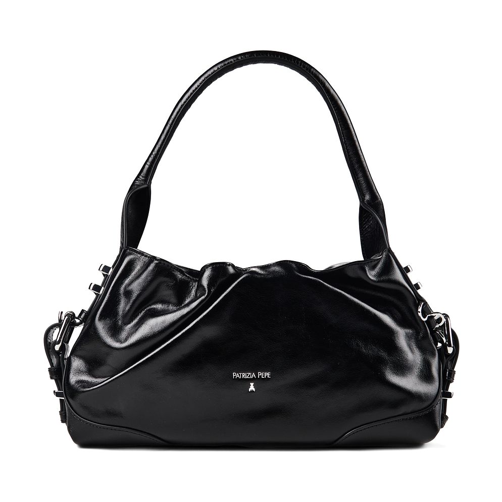 Patrizia Pepe Borsa a spalla Vera Pelle 38 cm Patrizia Pepe Borsa a spalla Vera Pelle 38 cm