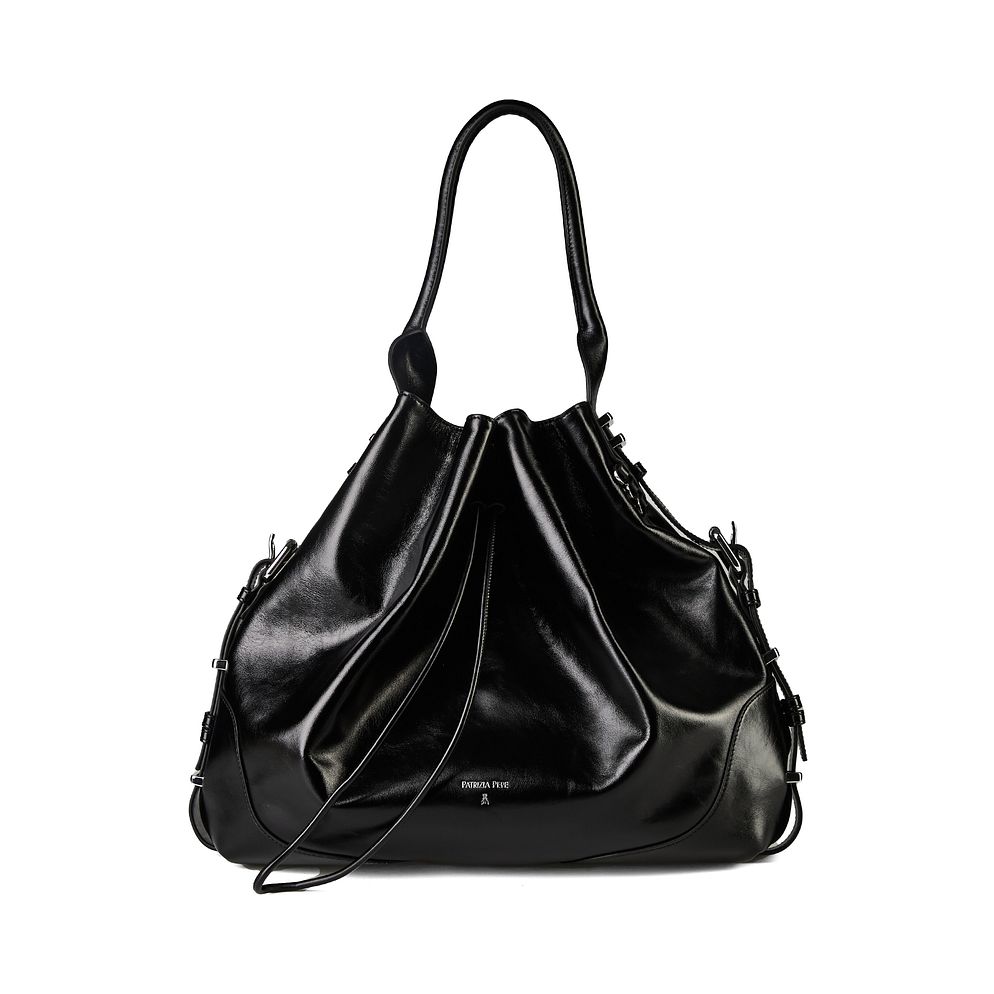 Patrizia Pepe Borsa a spalla Vera Pelle 47 cm Patrizia Pepe Borsa a spalla Vera Pelle 47 cm