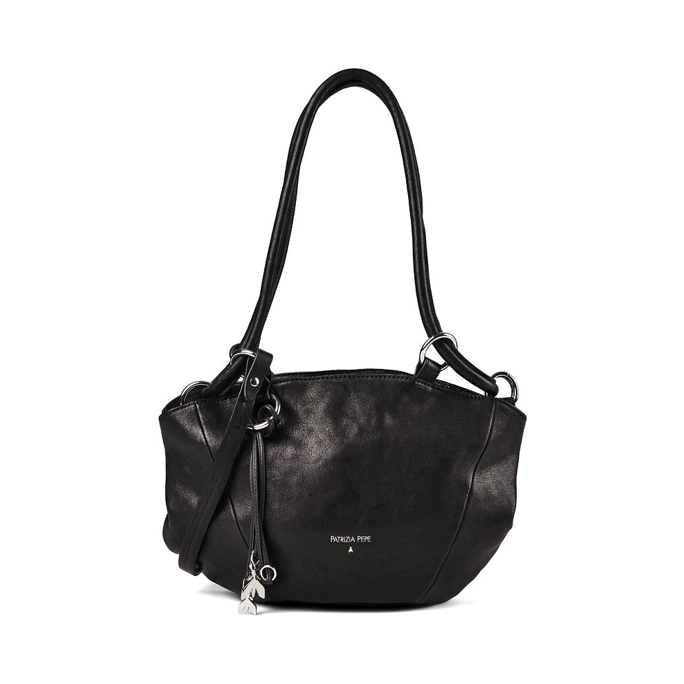 Patrizia Pepe Borsa a spalla Vera Pelle 20 cm Patrizia Pepe Borsa a spalla Vera Pelle 20 cm