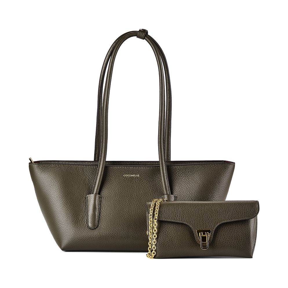Coccinelle Beat Borsa a spalla Vera Pelle 27 cm Coccinelle Beat Borsa a spalla Vera Pelle 27 cm