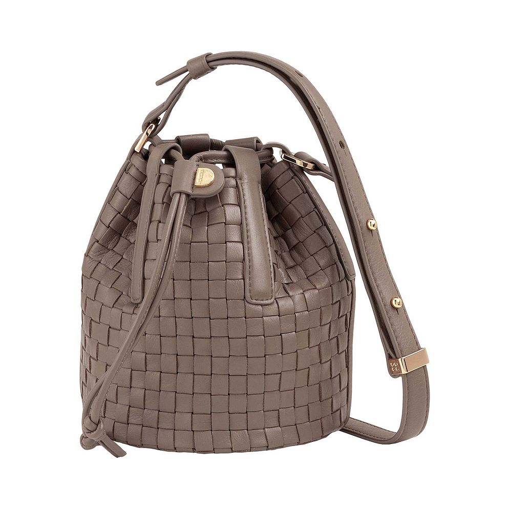 DuDu Filicudi Bolso bombonera Piel natural 14 cm DuDu Filicudi Bolso bombonera Piel natural 14 cm