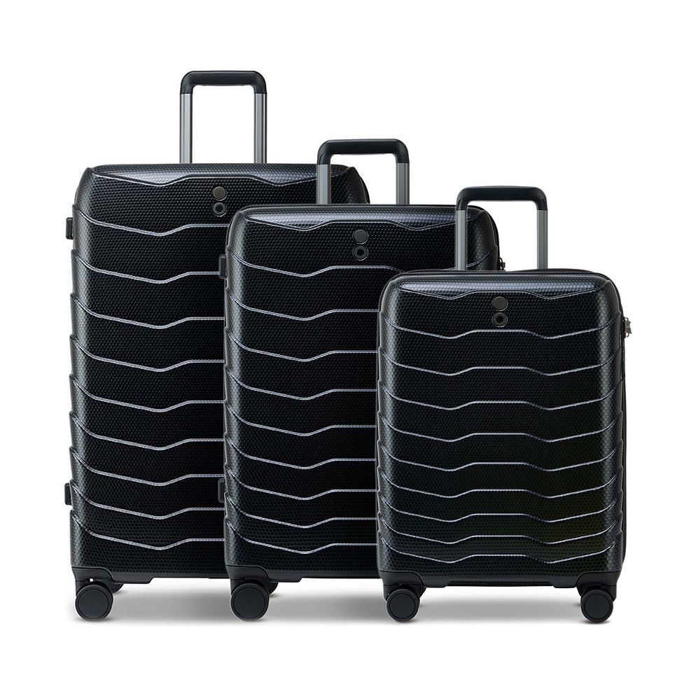 Echolac Exo 4 ruote Set di valigie 3 pezzi espandibile Echolac Exo 4 ruote Set di valigie 3 pezzi espandibile