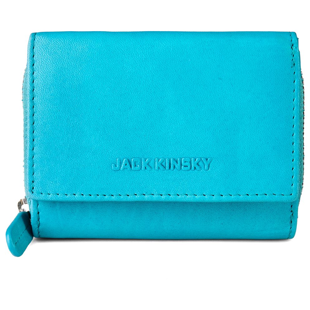Jack Kinsky Aruba Portafoglio Protezione RFID Vera Pelle 10 cm Jack Kinsky Aruba Portafoglio Protezione RFID Vera Pelle 10 cm