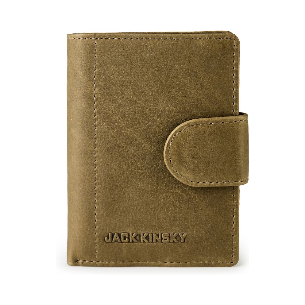 Jack Kinsky Aruba Portafoglio Protezione RFID Vera Pelle 10.5 cm