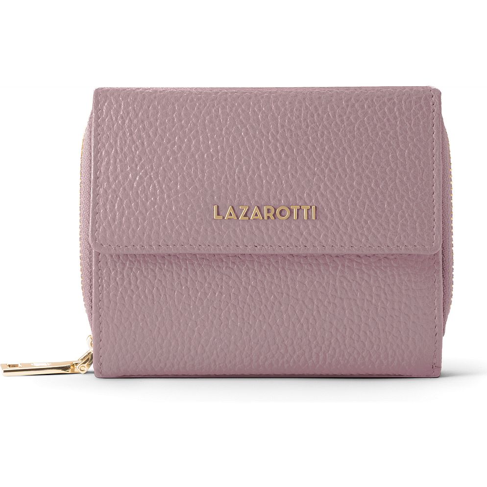 Lazarotti Portafoglio Bologna in pelle con chiusura a zip, 12 cm Lazarotti Portafoglio Bologna in pelle con chiusura a zip, 12 cm