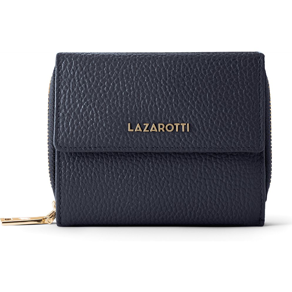 Lazarotti Portafoglio Bologna in pelle con chiusura a zip, 12 cm Lazarotti Portafoglio Bologna in pelle con chiusura a zip, 12 cm