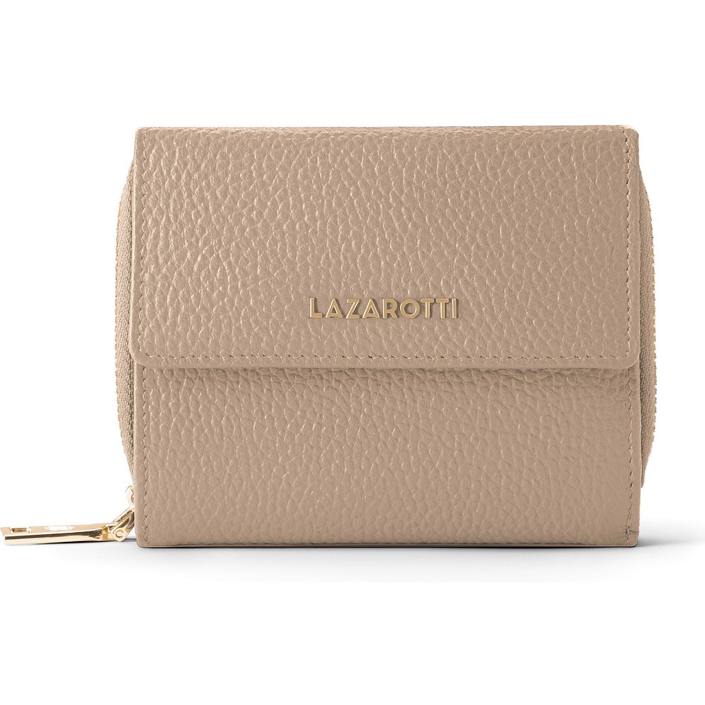 Lazarotti Portafoglio Bologna in pelle con chiusura a zip, 12 cm Lazarotti Portafoglio Bologna in pelle con chiusura a zip, 12 cm