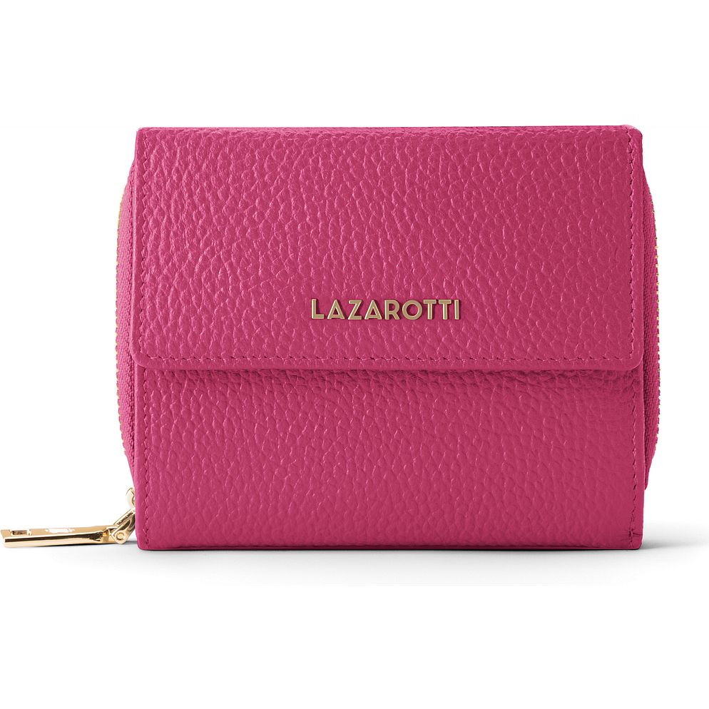Lazarotti Portafoglio Bologna in pelle con chiusura a zip, 12 cm Lazarotti Portafoglio Bologna in pelle con chiusura a zip, 12 cm