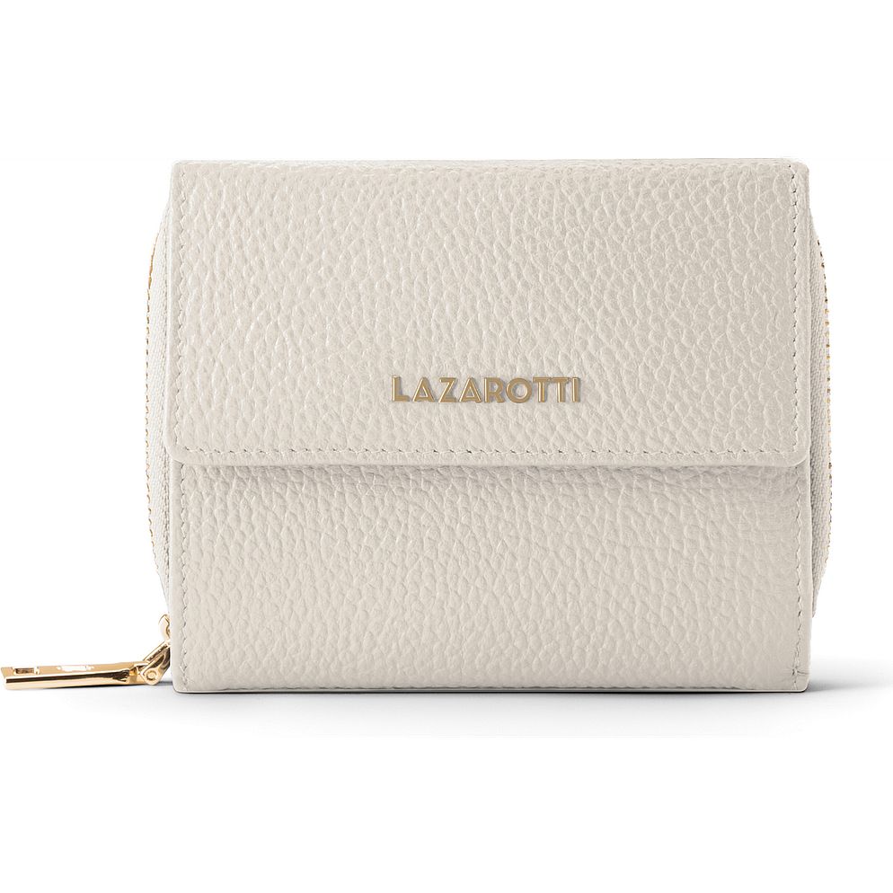 Lazarotti Portafoglio Bologna in pelle con chiusura a zip, 12 cm Lazarotti Portafoglio Bologna in pelle con chiusura a zip, 12 cm