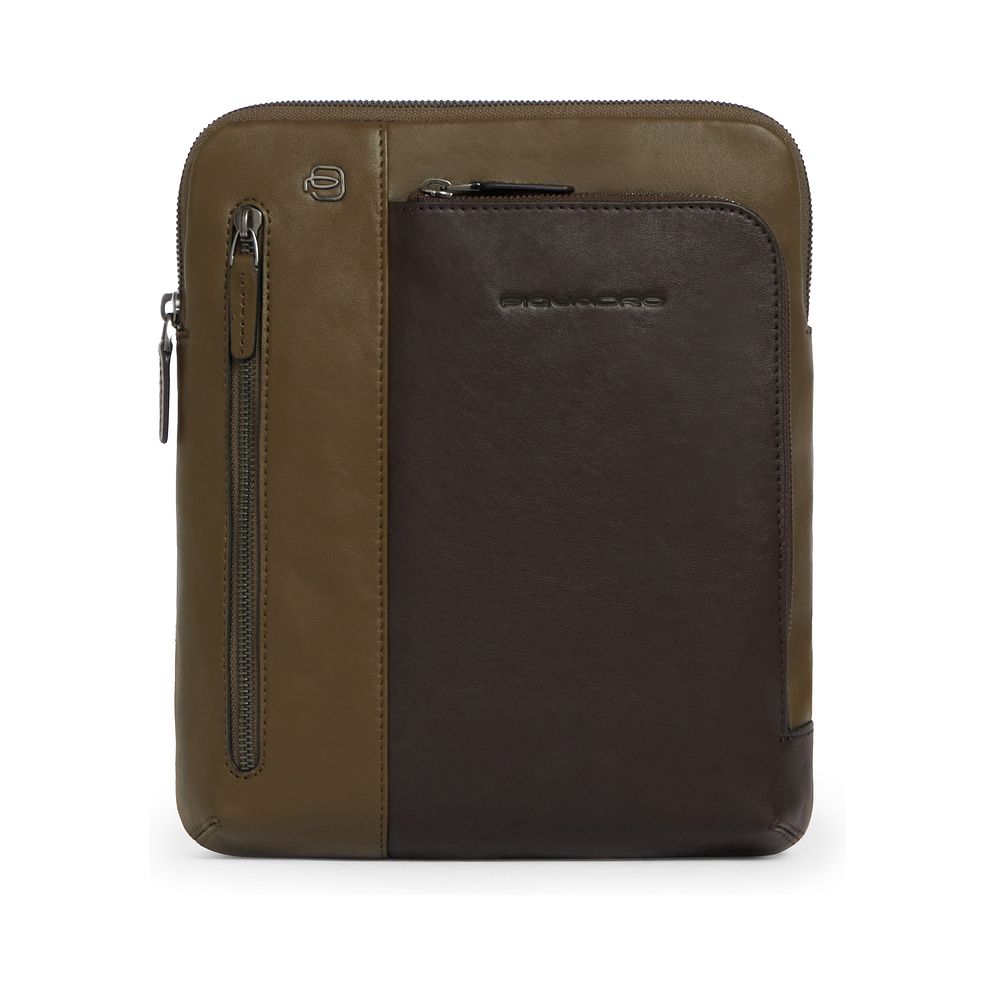 Piquadro Black Square Borsa a tracolla Vera Pelle 23 cm Piquadro Black Square Borsa a tracolla Vera Pelle 23 cm