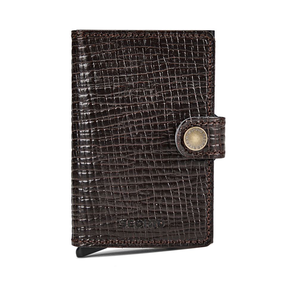 Secrid Miniwallet Cartera Bloqueo RFID Piel natural 6 cm