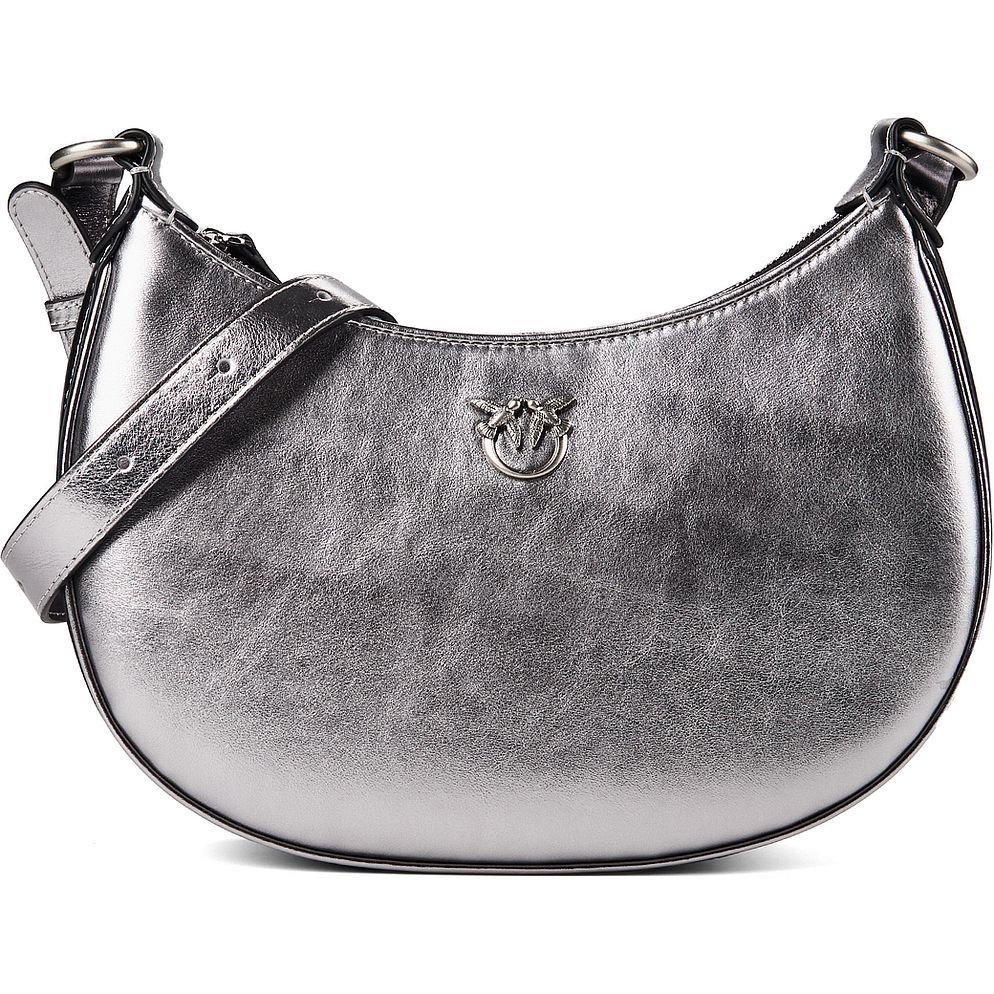 PINKO Half Moon Mini Borsa a spalla Vera Pelle 26 cm