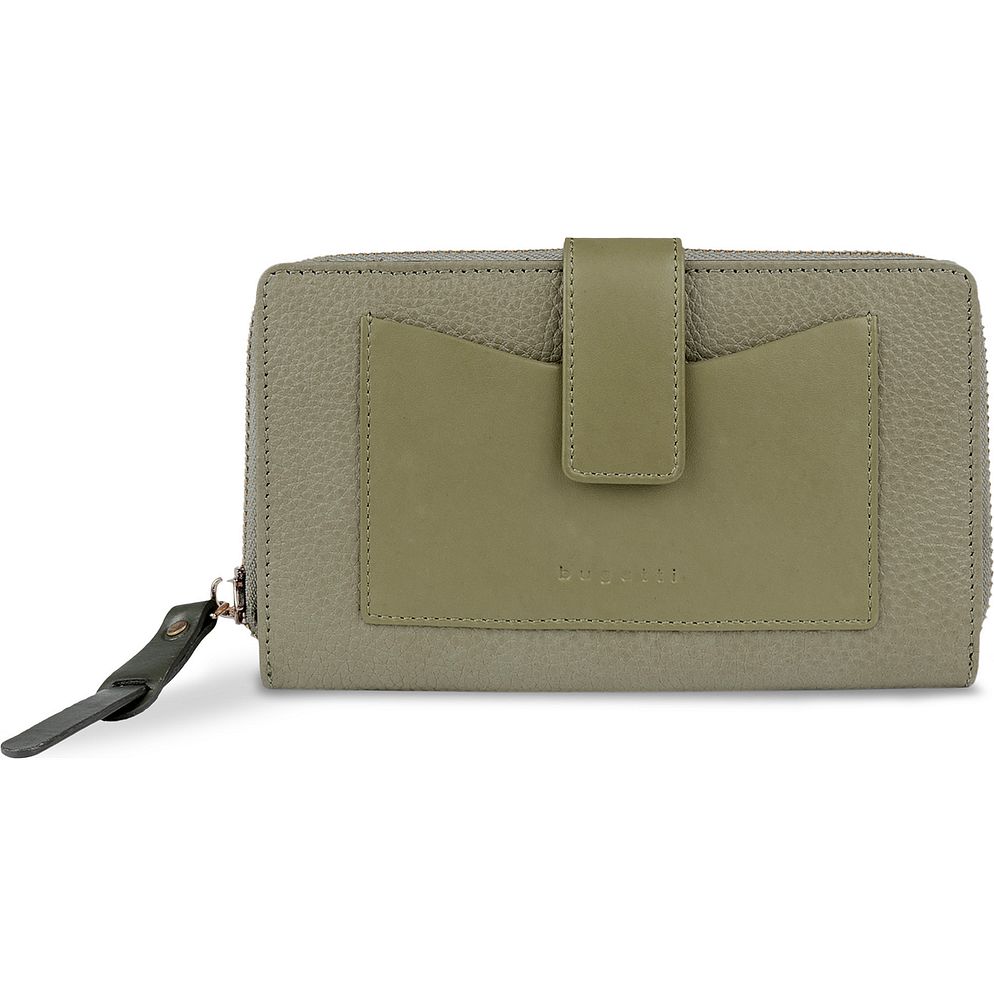 bugatti Viola Cartera Bloqueo RFID Piel natural 16 cm