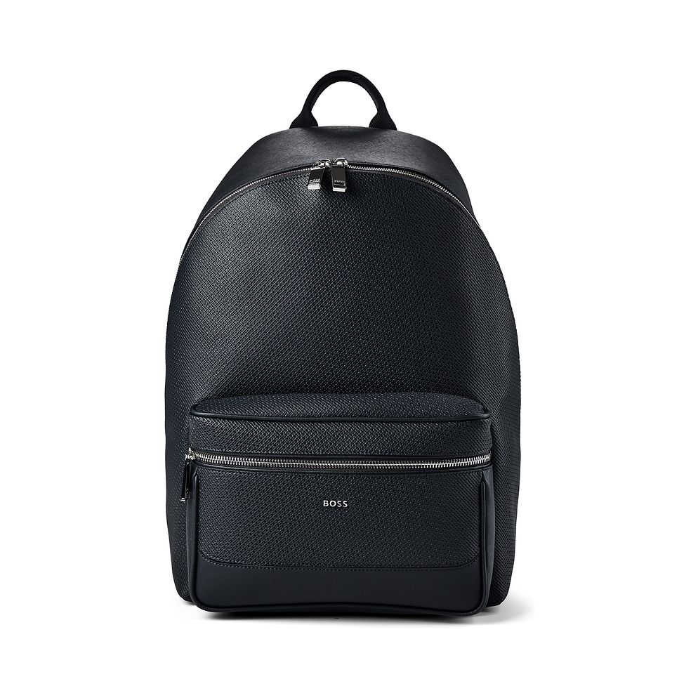 Boss Northon Zaino da giorno M Vera Pelle 40 cm Vano porta PC