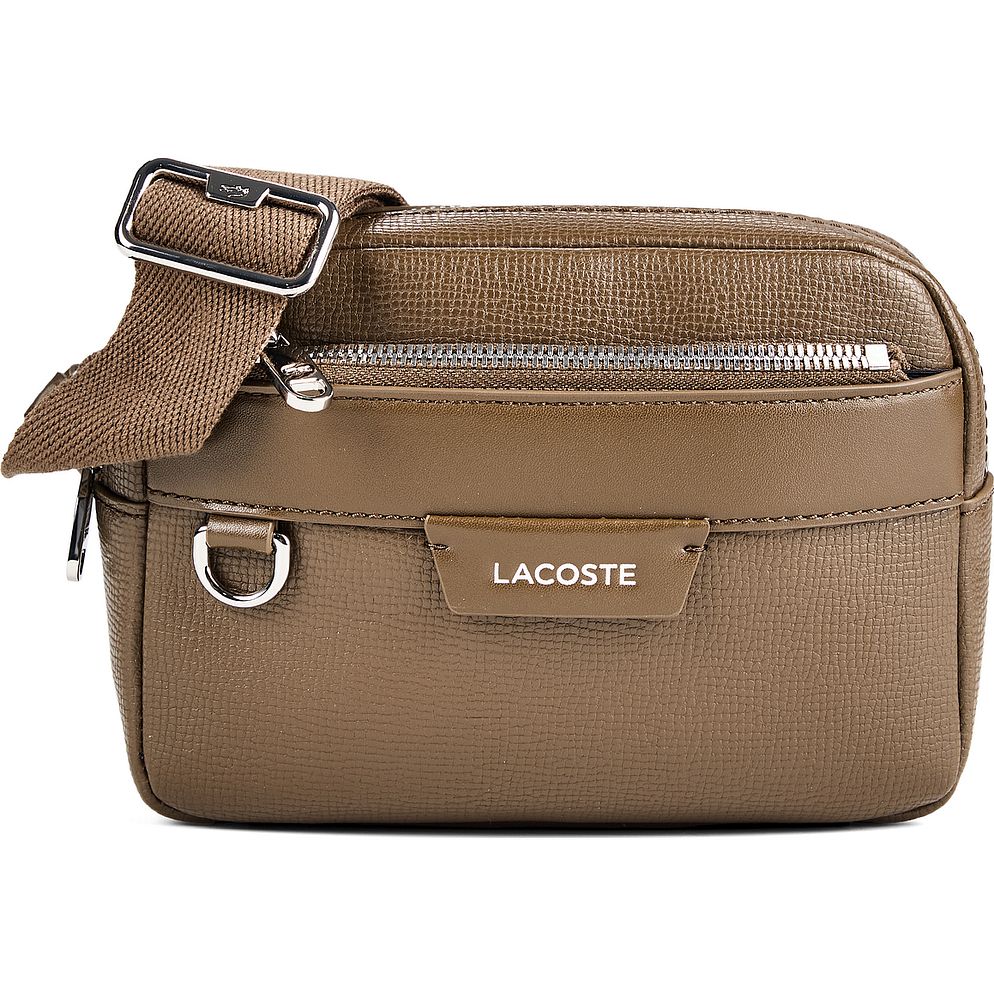 Lacoste Ossian Borsa a tracolla Vera Pelle 19 cm Lacoste Ossian Borsa a tracolla Vera Pelle 19 cm