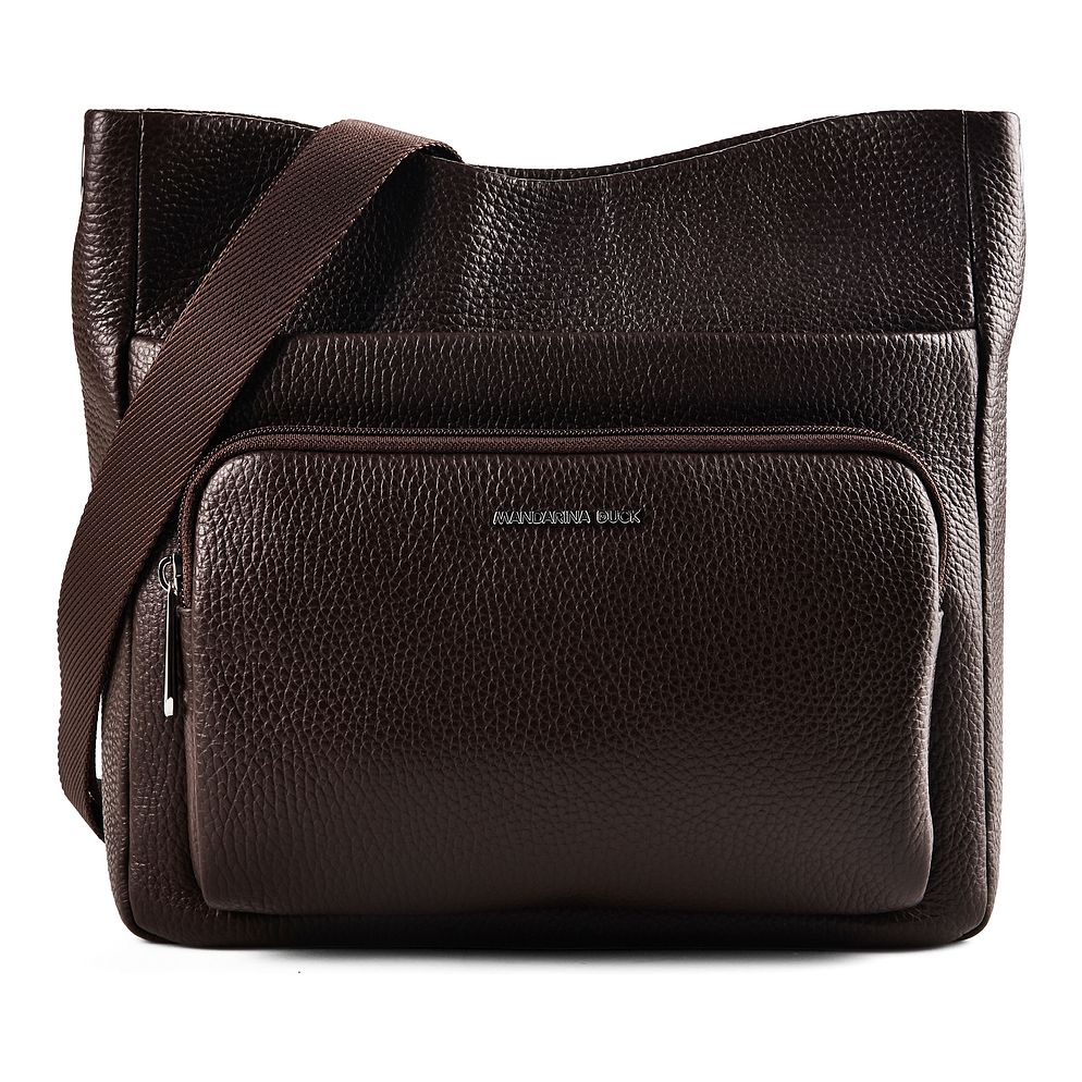 Mandarina Duck Mellow Leather Borsa a tracolla Vera Pelle 30 cm Mandarina Duck Mellow Leather Borsa a tracolla Vera Pelle 30 cm