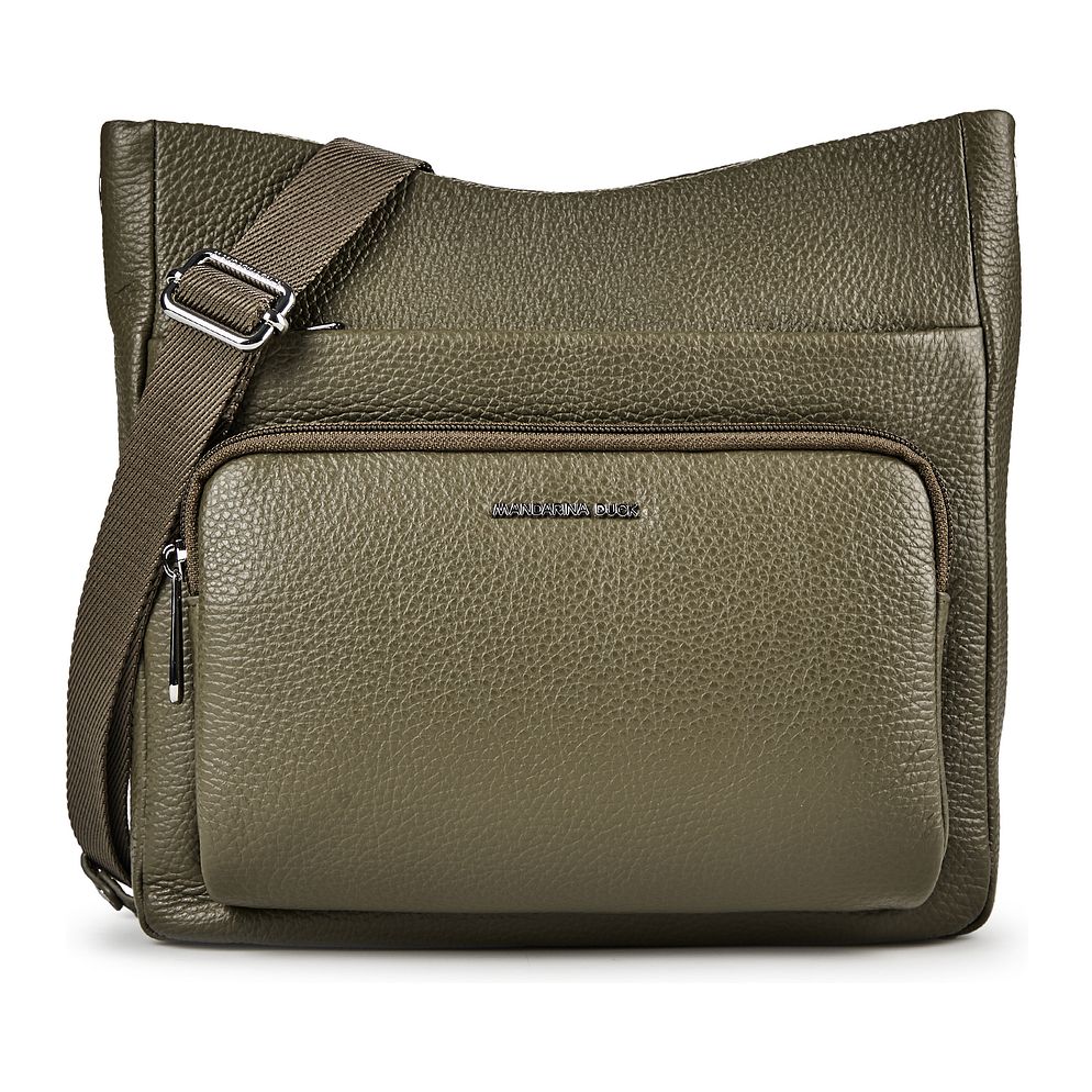 Mandarina Duck Mellow Leather Borsa a tracolla Vera Pelle 30 cm Mandarina Duck Mellow Leather Borsa a tracolla Vera Pelle 30 cm