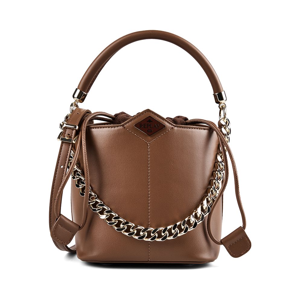 Replay Bucket bag Läder 20 cm