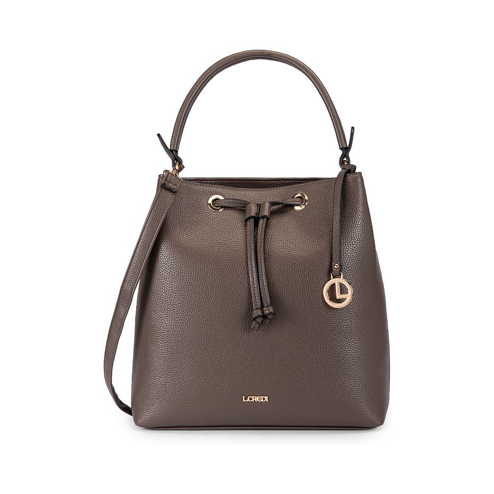 L.CREDI Ebony Bucket bag 28 cm