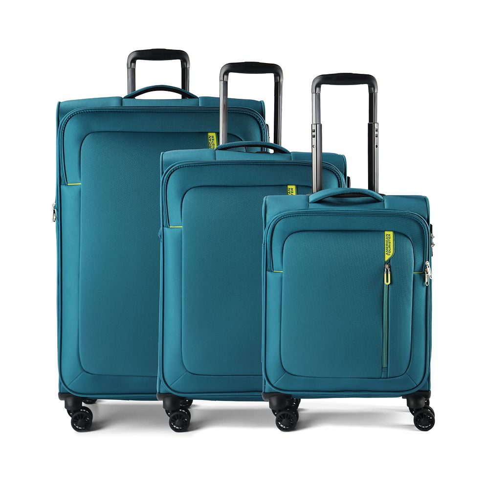 American Tourister Nitestream 4-hjulig Resväskeset 3-delad med expansionsveck American Tourister Nitestream 4-hjulig Resväskeset 3-delad med expansionsveck