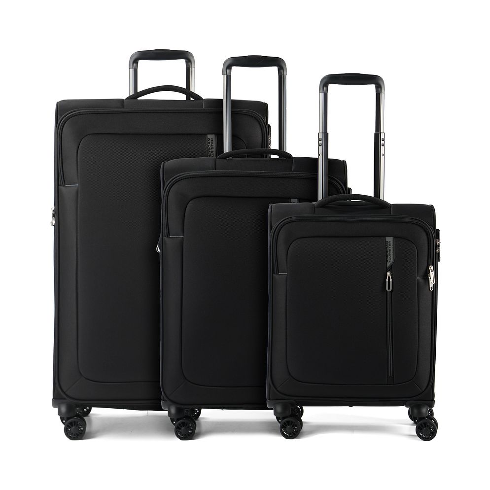 American Tourister Nitestream 4-hjulig Resväskeset 3-delad med expansionsveck American Tourister Nitestream 4-hjulig Resväskeset 3-delad med expansionsveck