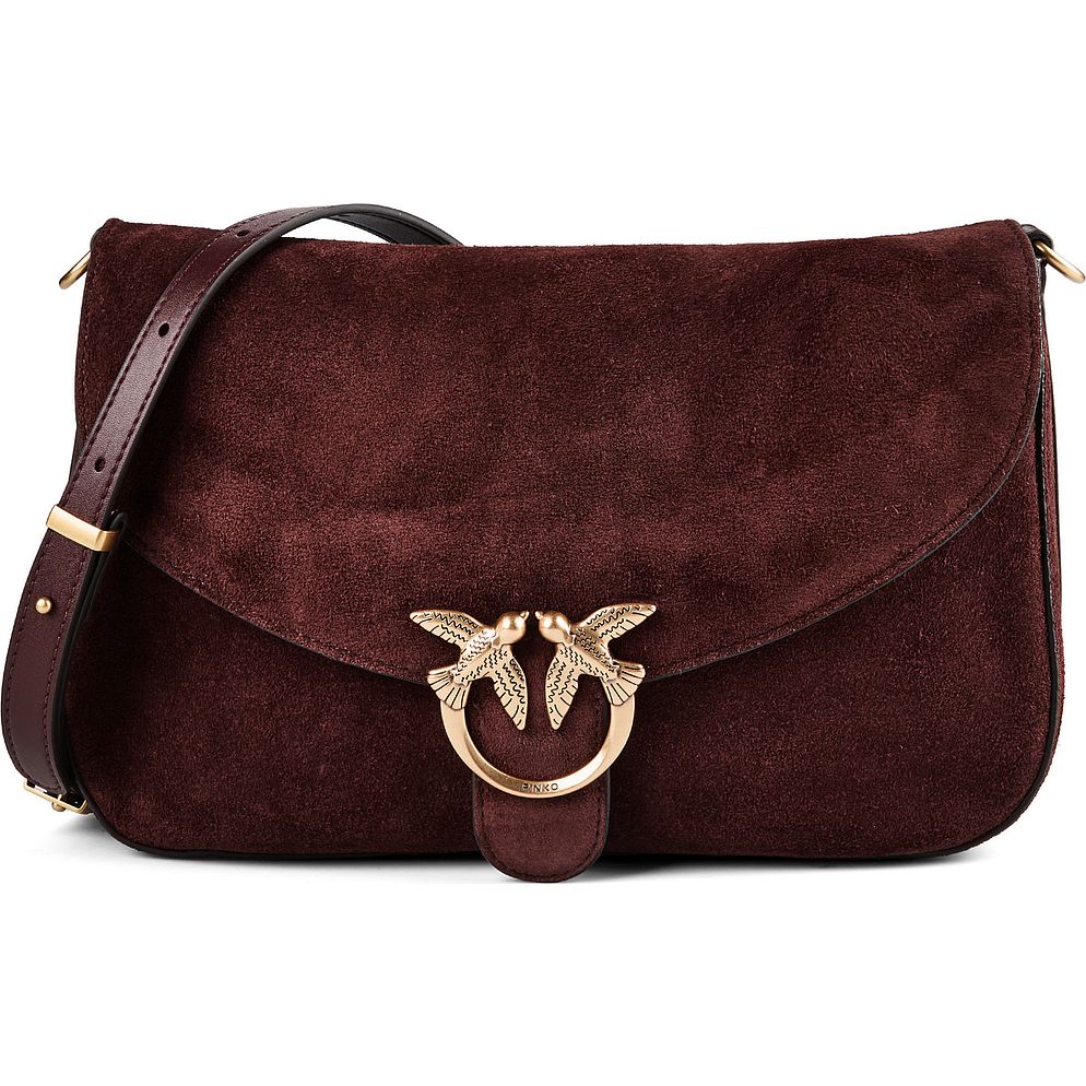 PINKO Love Satchel Classic Borsa a tracolla Vera Pelle 27 cm PINKO Love Satchel Classic Borsa a tracolla Vera Pelle 27 cm