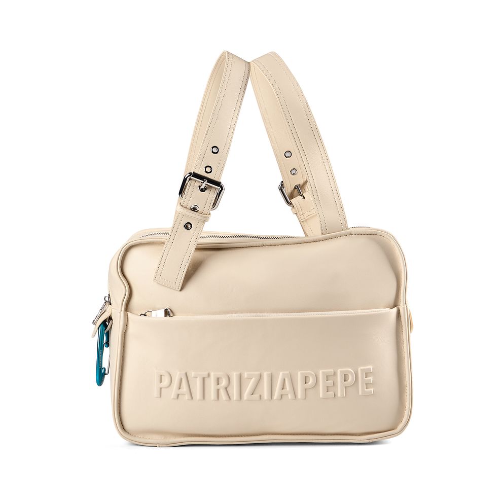 Patrizia Pepe Bolso para hombre Piel natural 34 cm