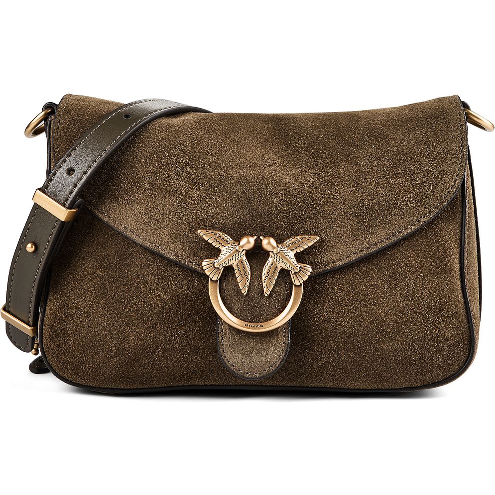 PINKO Love Satchel Mini Crossbody taška Kůže 20 cm PINKO Love Satchel Mini Crossbody taška Kůže 20 cm