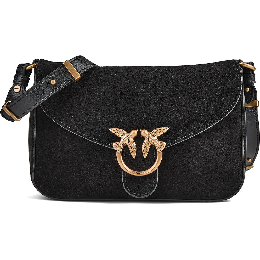 PINKO Love Satchel Mini Borsa a tracolla Vera Pelle 20 cm PINKO Love Satchel Mini Borsa a tracolla Vera Pelle 20 cm