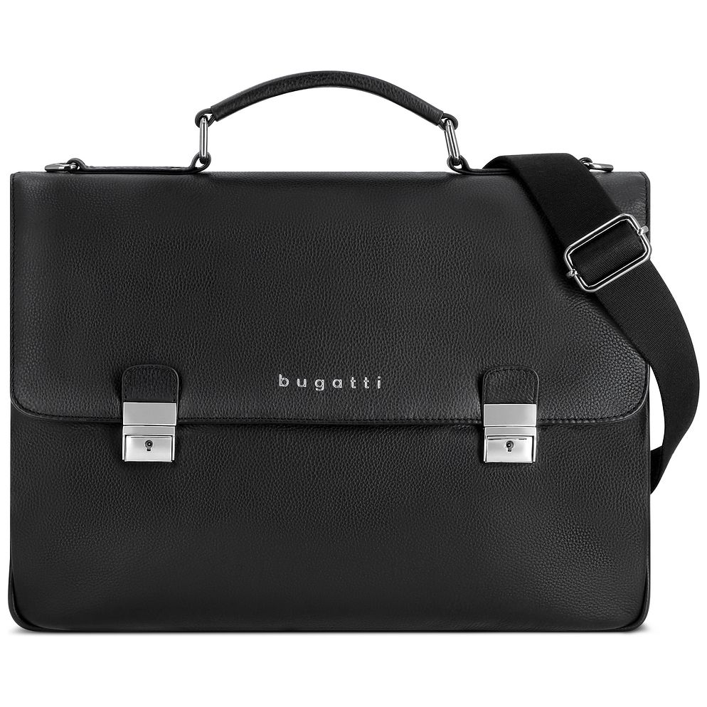 bugatti Valencia Cartella Vera Pelle 37 cm Vano porta PC bugatti Valencia Cartella Vera Pelle 37 cm Vano porta PC