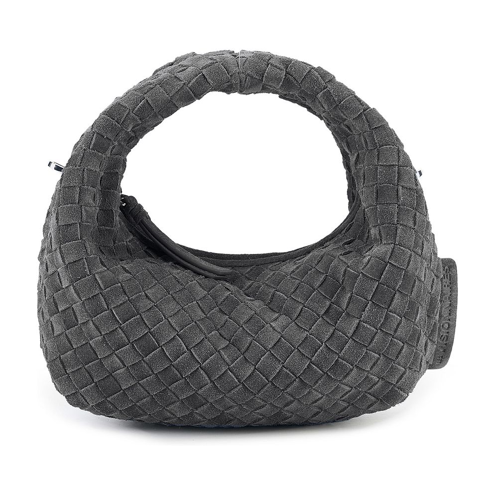 LES VISIONNAIRES Greta Micro weave Borsetta Vera Pelle 20 cm LES VISIONNAIRES Greta Micro weave Borsetta Vera Pelle 20 cm