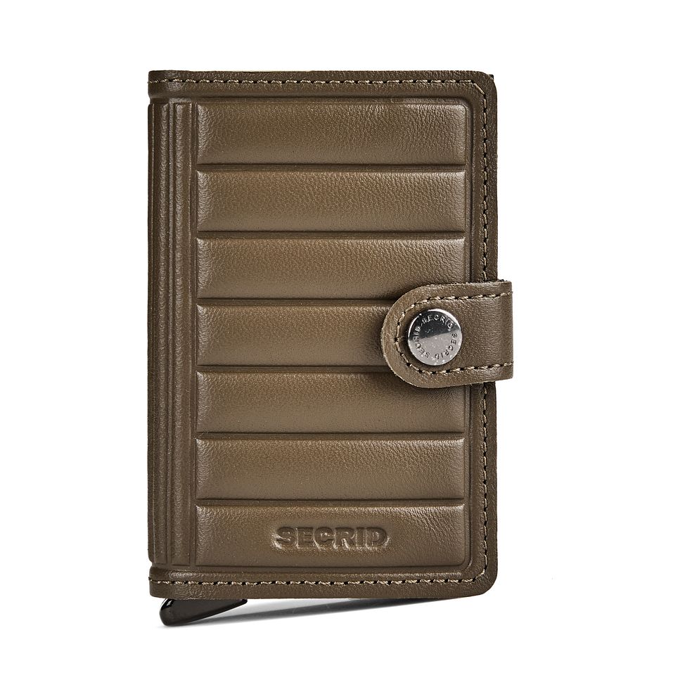Secrid Miniwallet Custodia per carta di credito Protezione RFID Vera Pelle 6.5 cm Secrid Miniwallet Custodia per carta di credito Protezione RFID Vera Pelle 6.5 cm