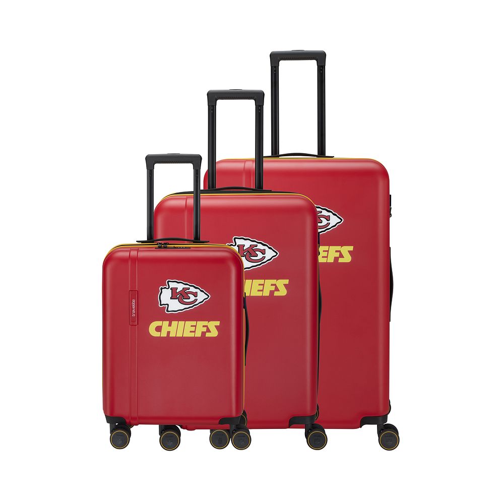 Travelite travelite x NFL 4-pyöräinen Matkalaukkusetti 3-osainen Laajennettava Travelite travelite x NFL 4-pyöräinen Matkalaukkusetti 3-osainen Laajennettava