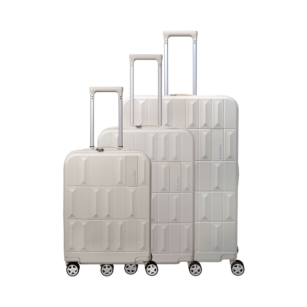 Travelite Panello 4 ruote Set di valigie 3 pezzi