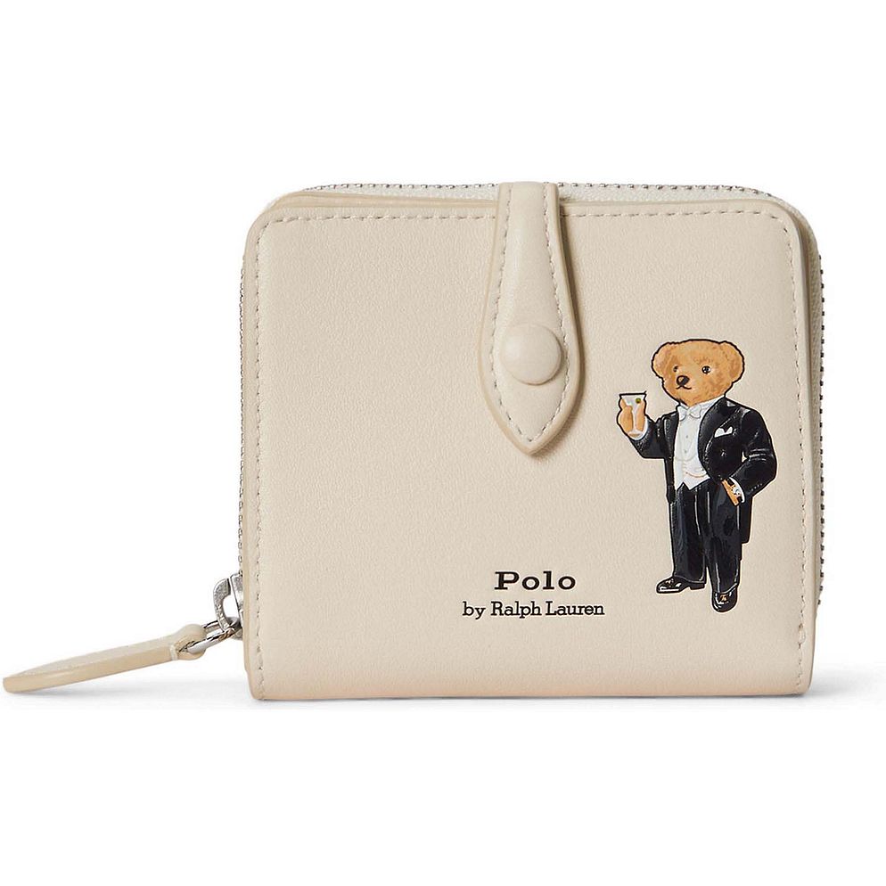 POLO RALPH LAUREN Bear Portafoglio Vera Pelle 10 cm POLO RALPH LAUREN Bear Portafoglio Vera Pelle 10 cm