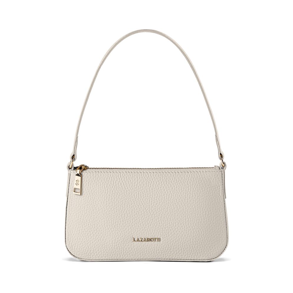 Lazarotti Bolso de hombro tipo pochette de piel de Bolonia, 22 cm Lazarotti Bolso de hombro tipo pochette de piel de Bolonia, 22 cm