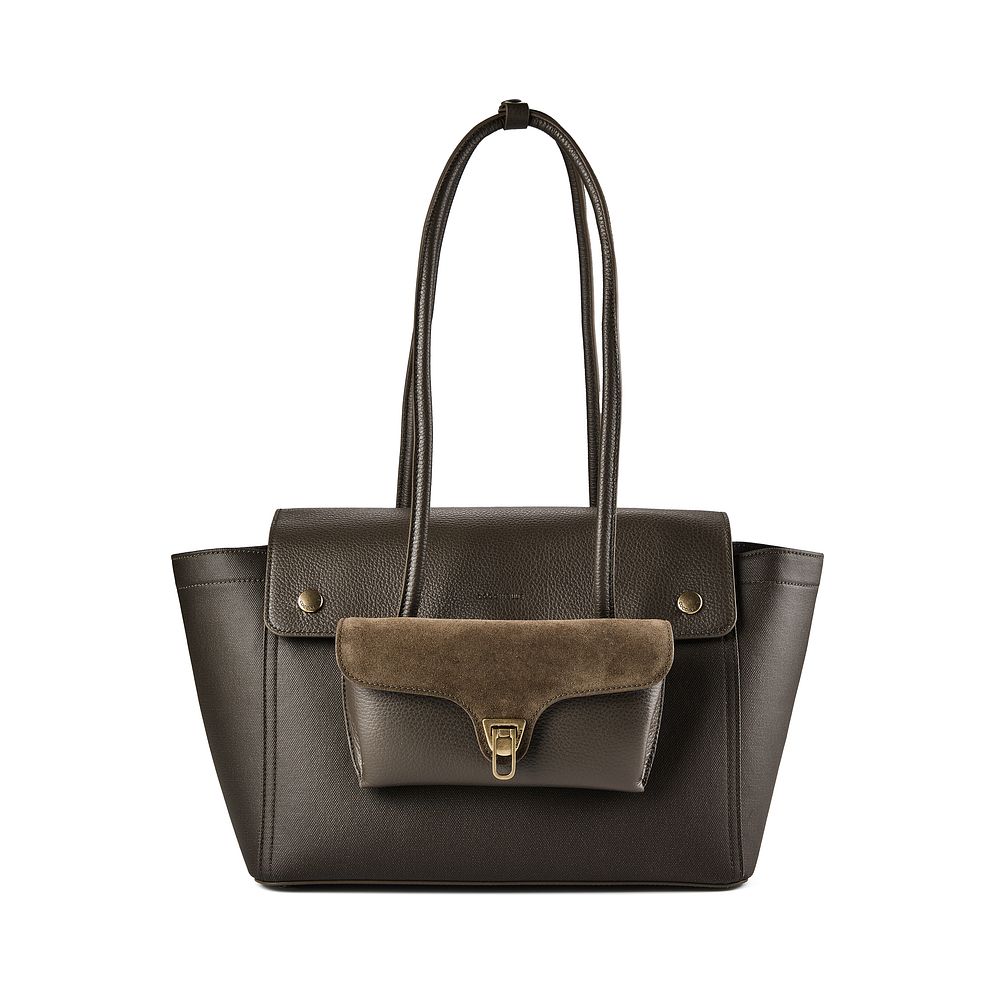 Coccinelle Double Beat Borsa a spalla Vera Pelle 33 cm Coccinelle Double Beat Borsa a spalla Vera Pelle 33 cm